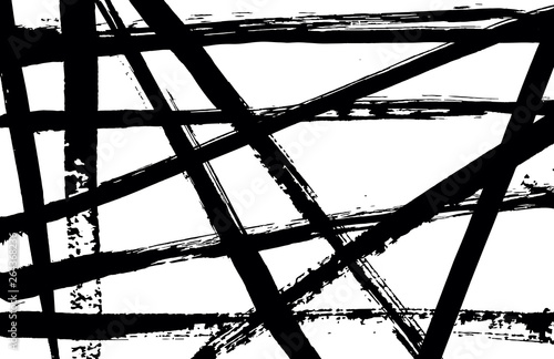 vector sloppy paint strokes on white background, handwork