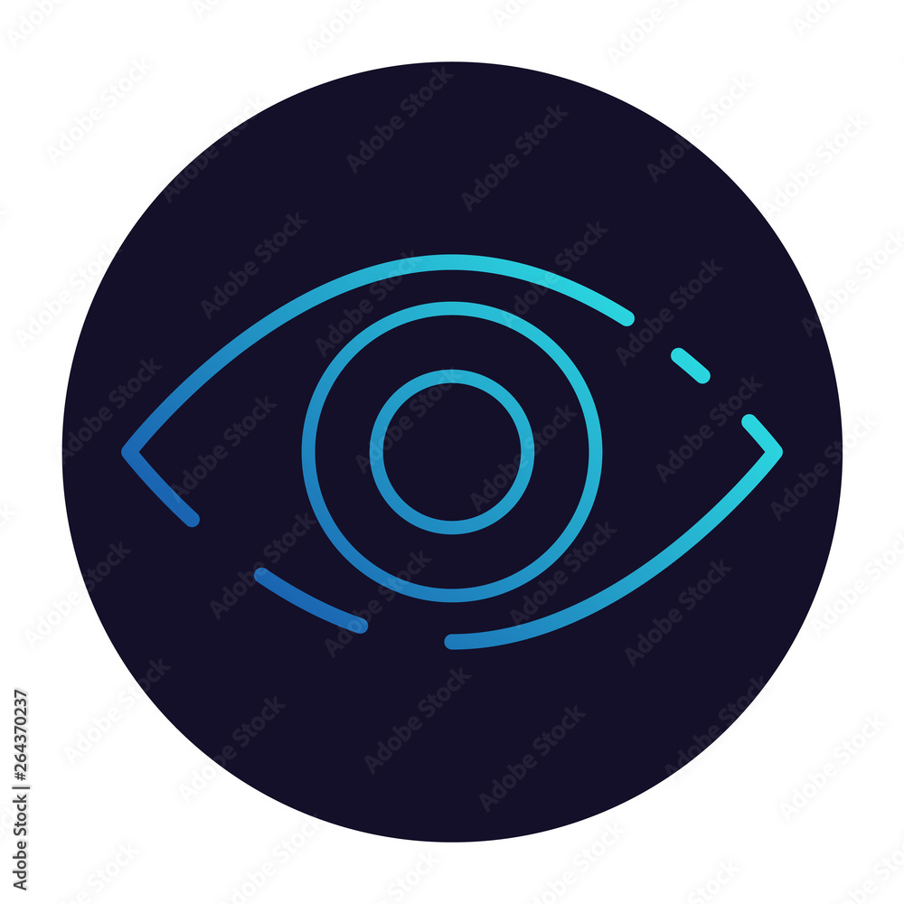 Eye Care icon. Flat vector.