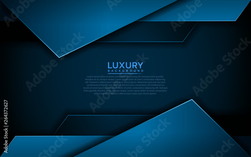 Modern navy blue background with abstract shape