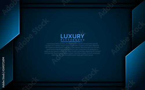 Modern navy blue background with abstract shape