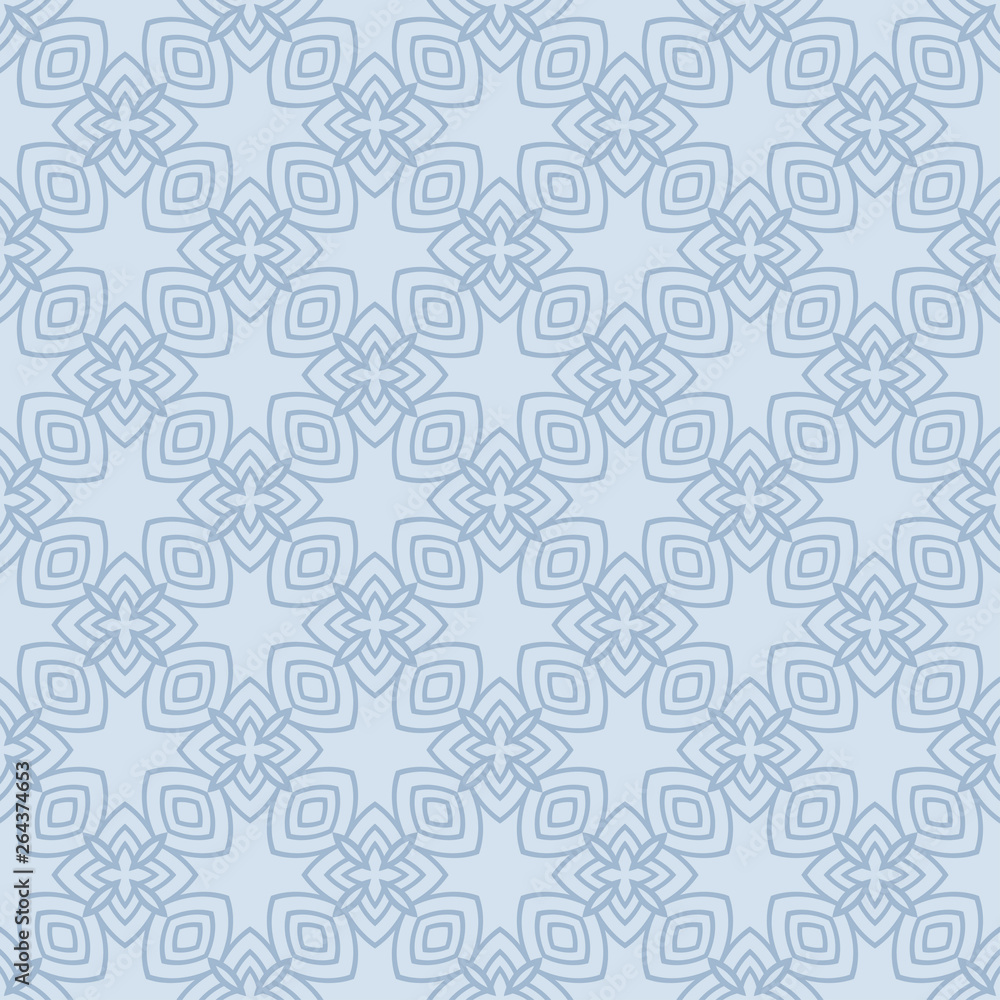 Vector Seamless Pattern With Abstract Geometric Style. Repeating Sample Figure And Line. Paper For Scrapbook.