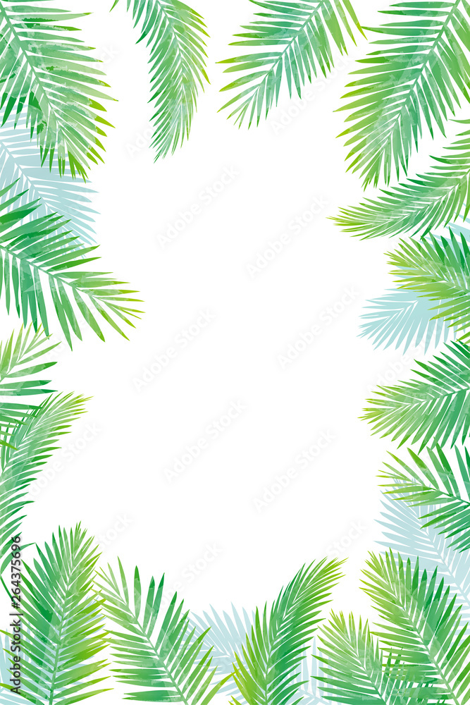 ヤシ 椰子の木 の葉のリース フレーム 背景 夏のイメージ 白背景 Frame Made Of Palm Leaf Stock Vector Adobe Stock ヤシ 椰子の木 の葉のリース フレーム 背景 夏のイメージ 白背景 Frame Made Of Palm Leaf Stock Vector Adobe Stock
