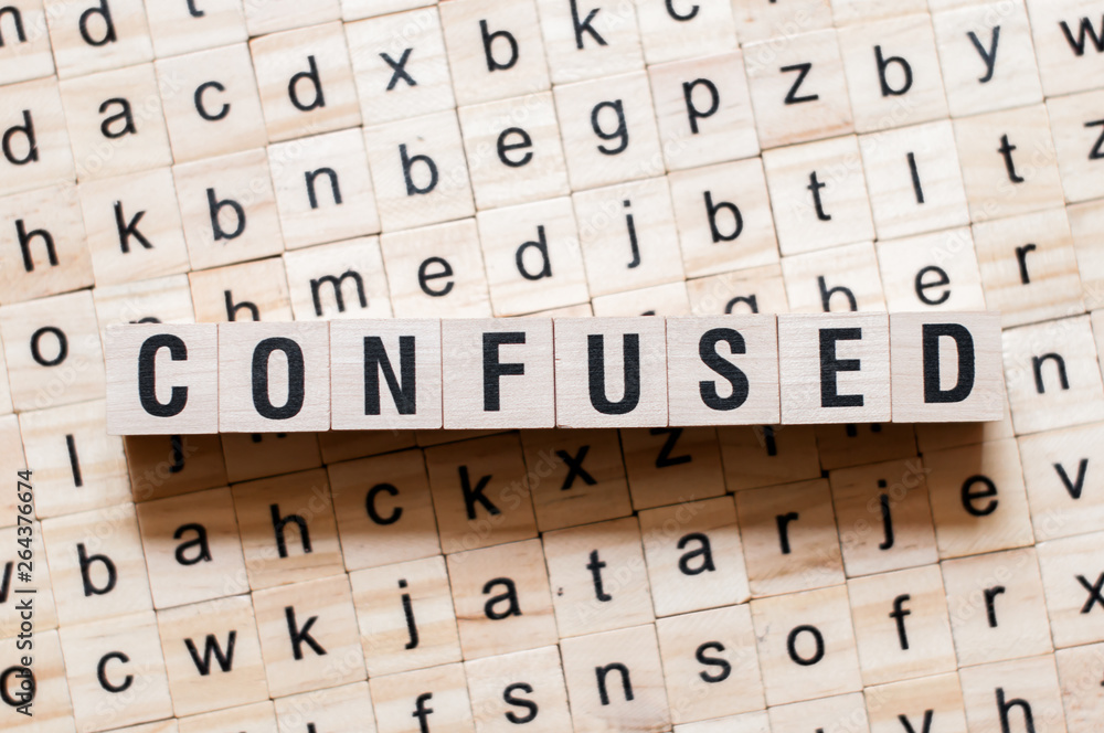 Confused word concept