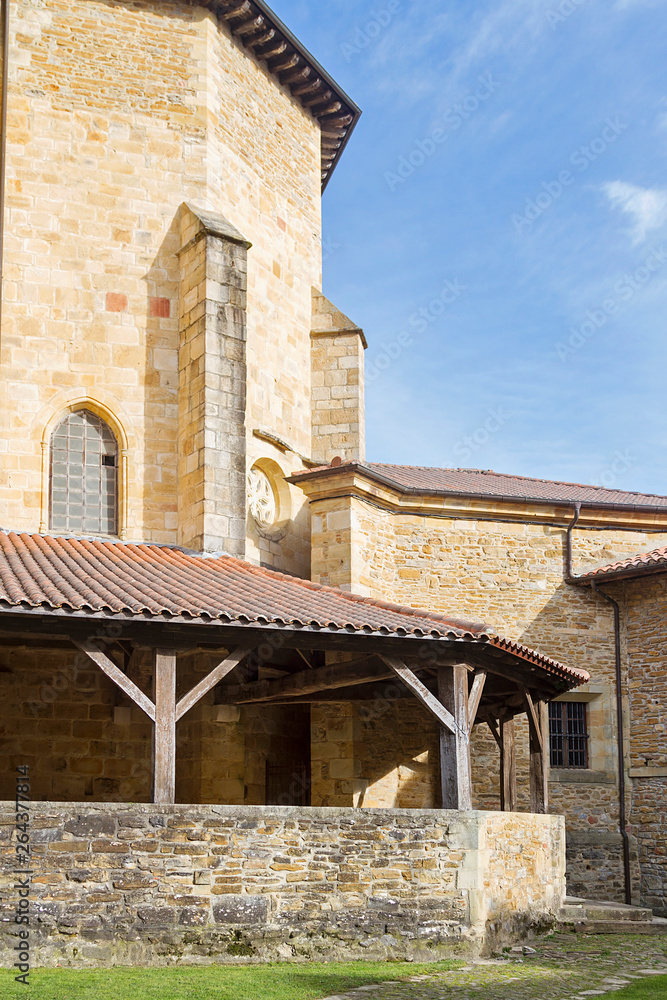 Markina town and Zenarruza Monastery in Bizkaia province, Spain