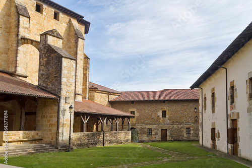 Markina town and Zenarruza Monastery in Bizkaia province, Spain photo