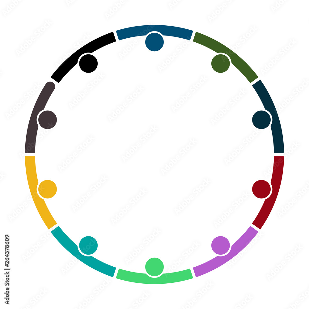 Group of ten persons in circle. holding hands.The summit workers are meeting in the same power room. Group of ten persons in circle. holding hands.The summit workers are meeting in the same power room.