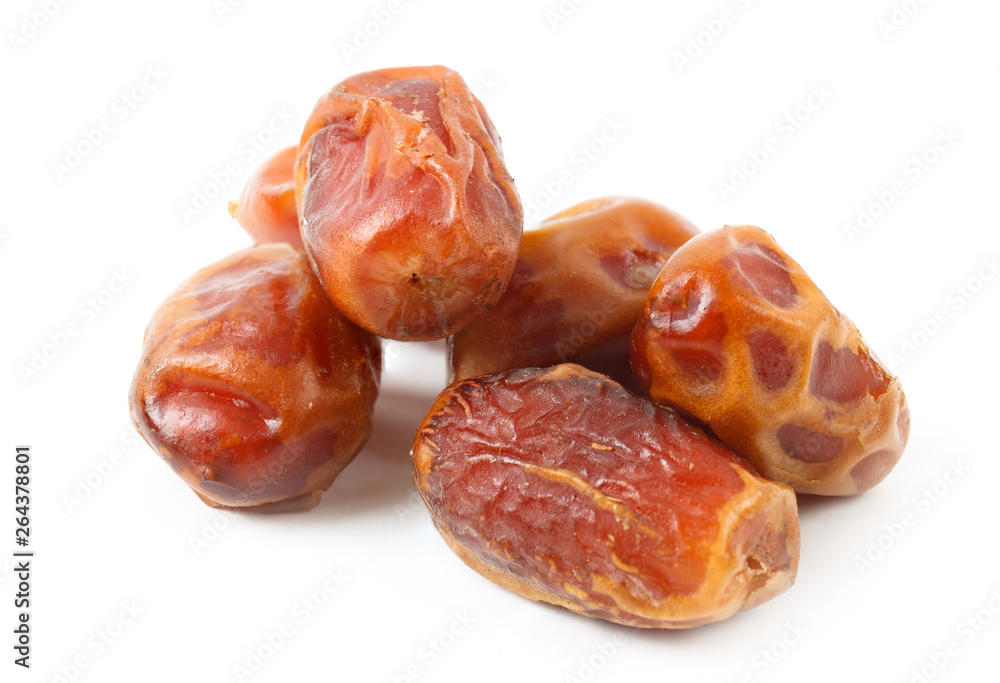 Dates isolated on white background Dates isolated on white background