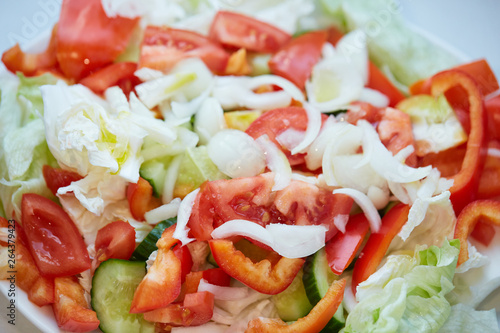 raw vegetable salad