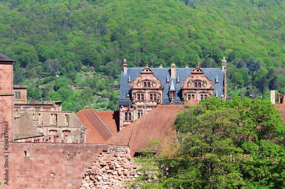 Heidelberger Schloss StockFoto Adobe Stock
