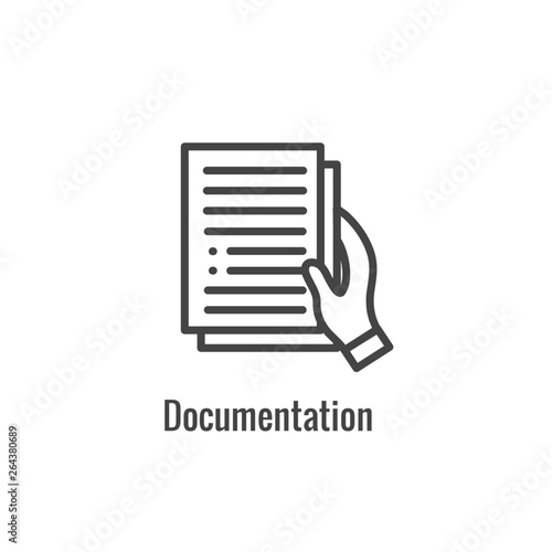 New Business Process Icon - Documentation phase