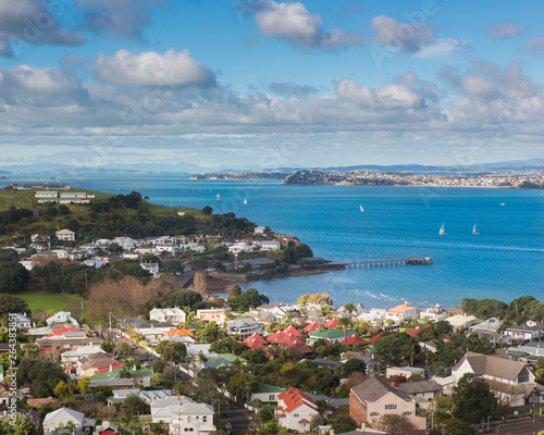 Iconic high view point of Auckland city 