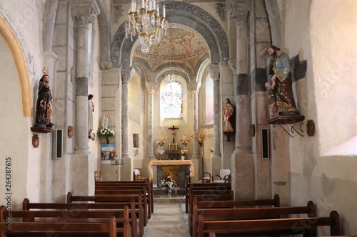 Village de Saint Vidal en Haute Loire - Auvergne - France - Eglise Romane