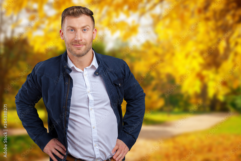 Obraz premium Portrait of a handsome man