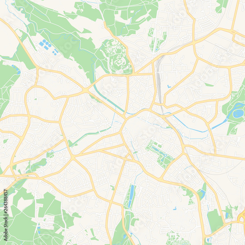 Bayreuth  Germany printable map