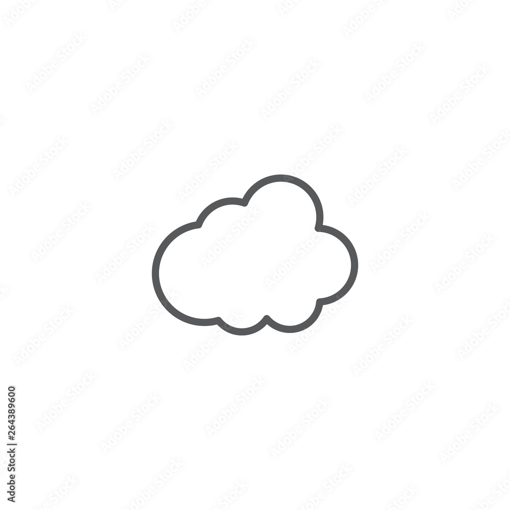 cloud vector icon illustration design isolated on white cloud vector icon illustration design isolated on white