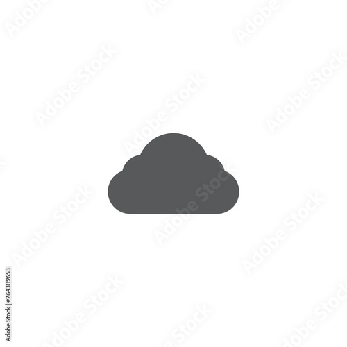 cloud vector icon illustration design isolated on white