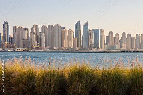 Dubai's buildings tower in architecture