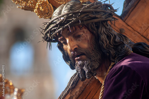 Nuestro Padre Jesús de la Humildad de la hermandad del cerro del águila, semana santa de Sevilla photo