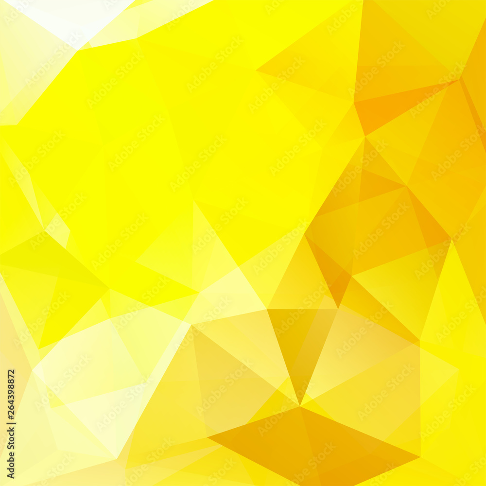 Background of geometric shapes. Yellow mosaic pattern. Vector EPS 10. Vector illustration Background of geometric shapes. Yellow mosaic pattern. Vector EPS 10. Vector illustration