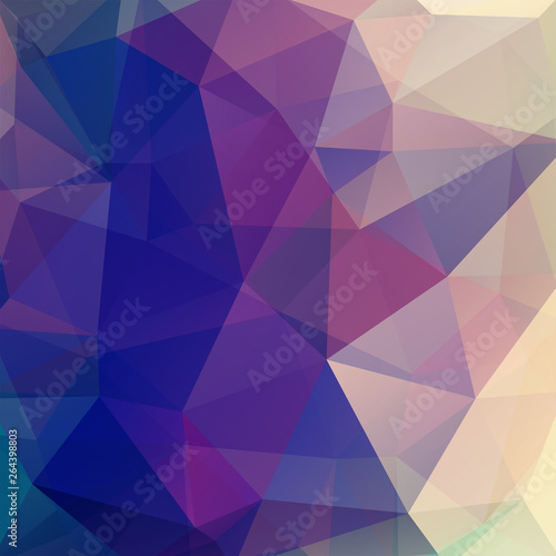 Background of purple  pnik  beige geometric shapes. Mosaic pattern. Vector EPS 10. Vector illustration