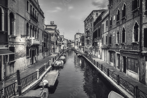 Canal in Venice Black and White © Dmytro