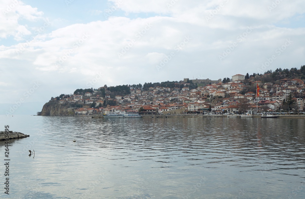 The pier of Ohrid lake