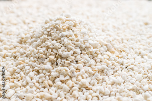 perlite with green cup