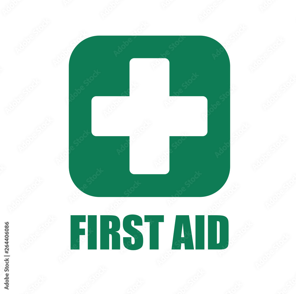 Obraz premium Automated external heart defibrillator safe condition sign. Defibrillator Icon. Vector illustration for design.