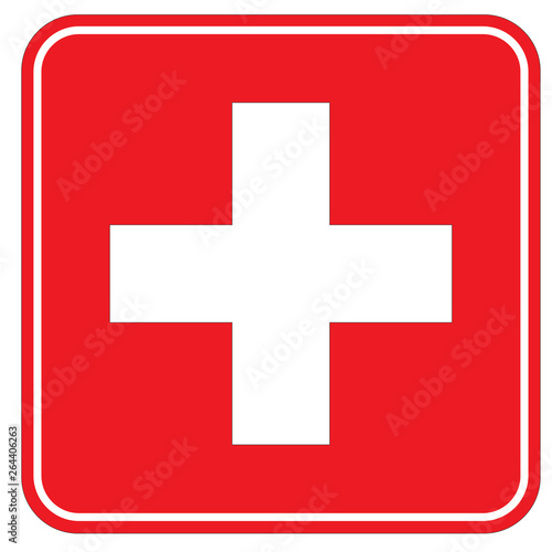 Automated external heart defibrillator safe condition sign. Defibrillator Icon. Vector illustration for design.