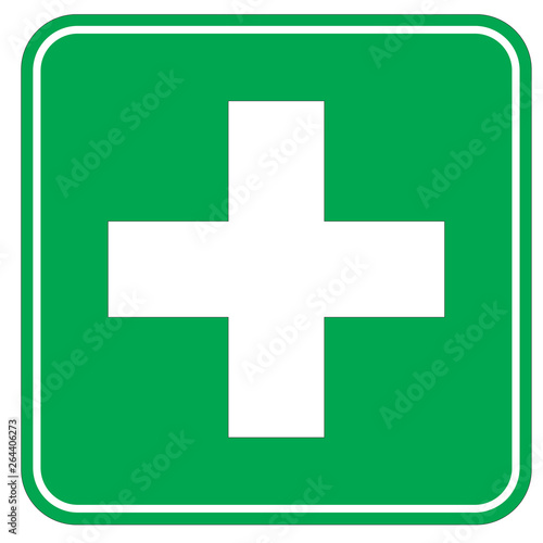 Automated external heart defibrillator safe condition sign. Defibrillator Icon. Vector illustration for design.