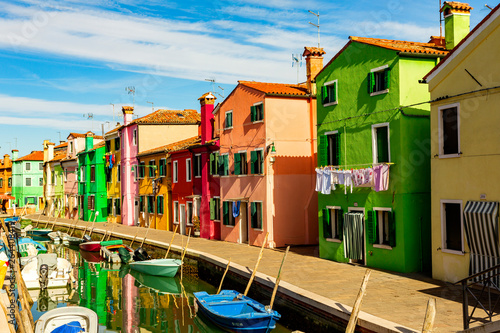 colorful houses on the island of burano