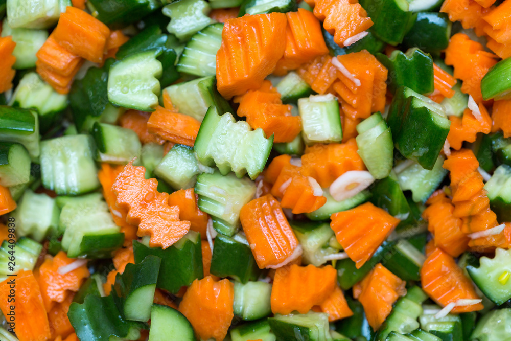 fresh carrot and cucumber salad fresh carrot and cucumber salad