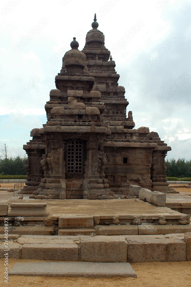 Seashore temple, Mahabalipuram, Tamil Nadu, India