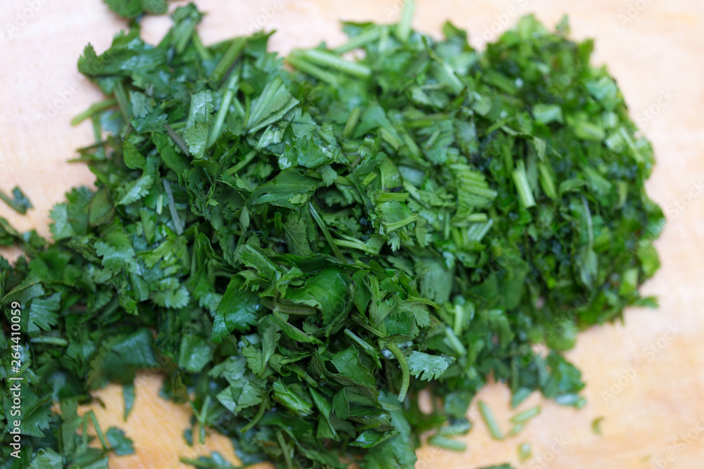 Obraz premium dill on a cutting board