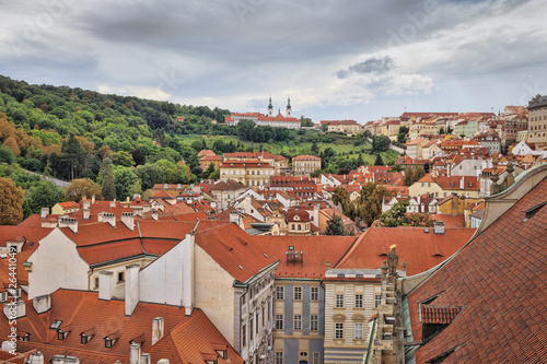 Wallpaper Mural Red tiled roofs of old Prague. Torontodigital.ca