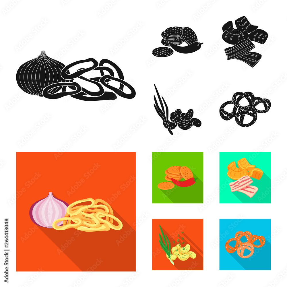 Isolated object of taste and seasonin icon. Set of taste and organic stock symbol for web. Isolated object of taste and seasonin icon. Set of taste and organic stock symbol for web.