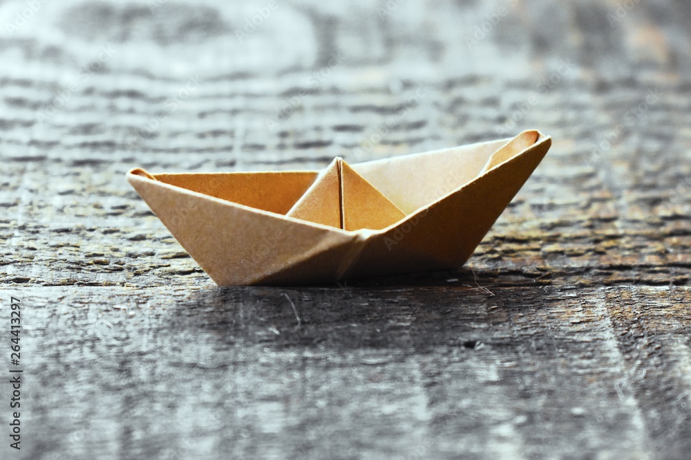 Paper Boat Isolated