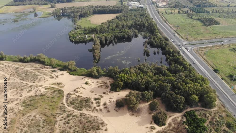 Sharon National Forest Park in the west of Hadera after a rainy winter Sharon National Forest Park in the west of Hadera after a rainy winter