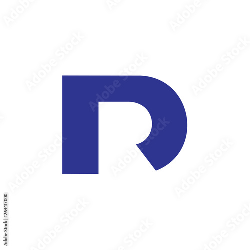 Free Download letter dr simple geometric line logo vector - GFXLoad