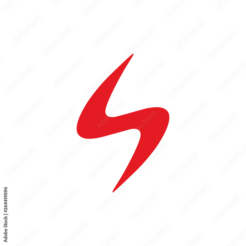letter s simple curves design logo vector letter s simple curves design logo vector