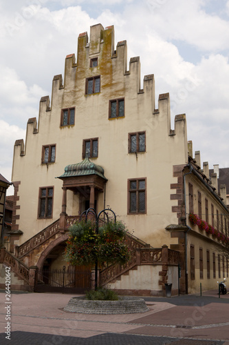 A beautiful house of Renaissance style in Selestat city in France