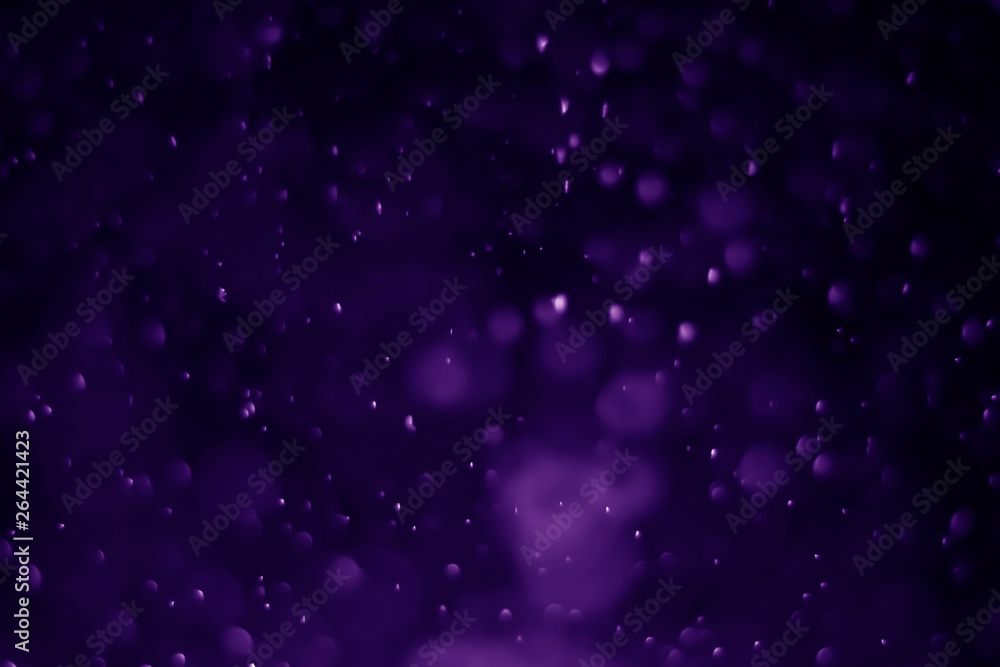 Fototapeta premium Bokeh purple proton background abstract