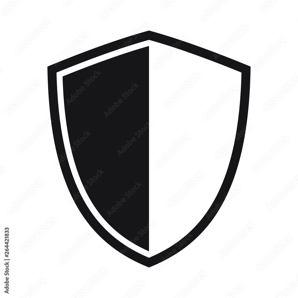 Shield icon. Protection icon. vector sign Shield icon. Protection icon. vector sign