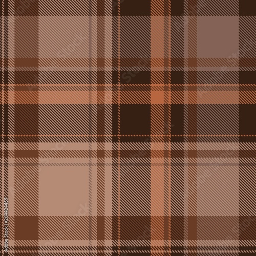 Tartan, plaid pattern seamless vector illustration. Checkered texture for clothing fabric prints, web design, home textile.