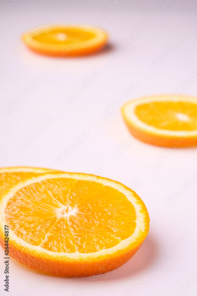 Tropical background orange slices fruits Tropical background orange slices fruits