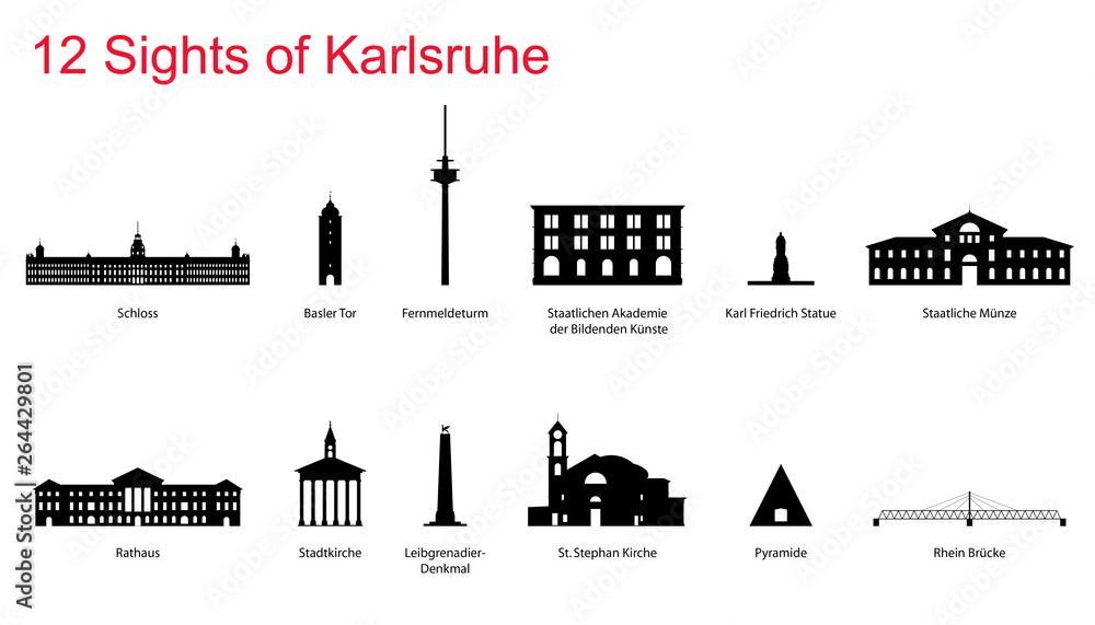 12 Sights of Karlsruhe