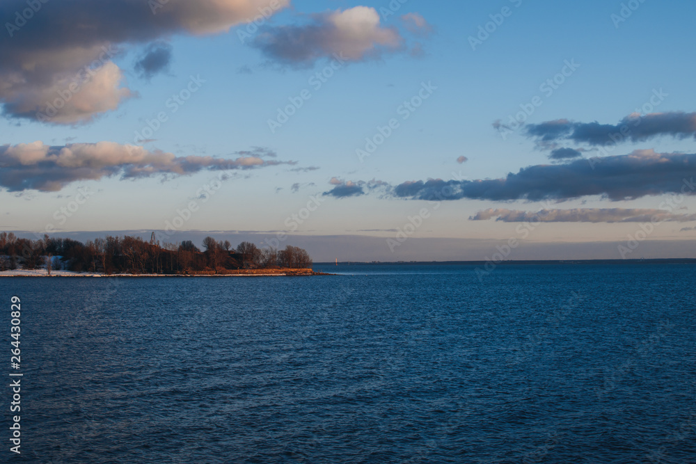 Small island in the Gulf of Finland. 