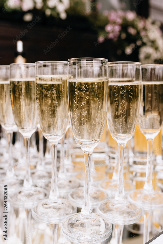 glasses of champagne catering glasses of champagne catering