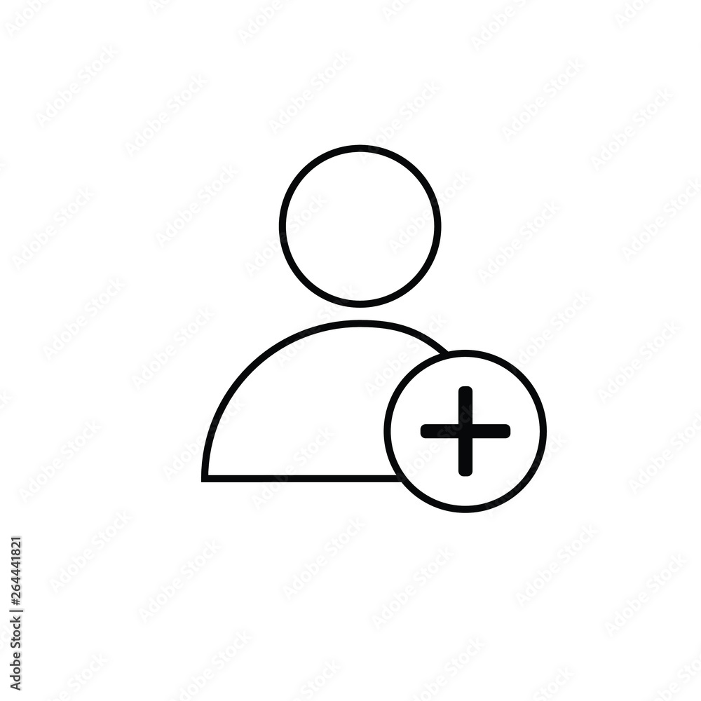 Add User outline icon Add User outline icon