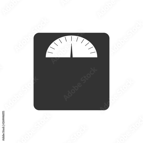 Floor Scales icon. Vector illustration, flat design.